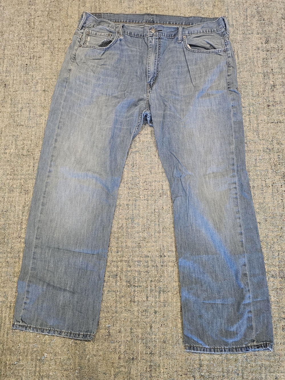 Levi's Men's 569 Light Blue Straight-Leg Jeans